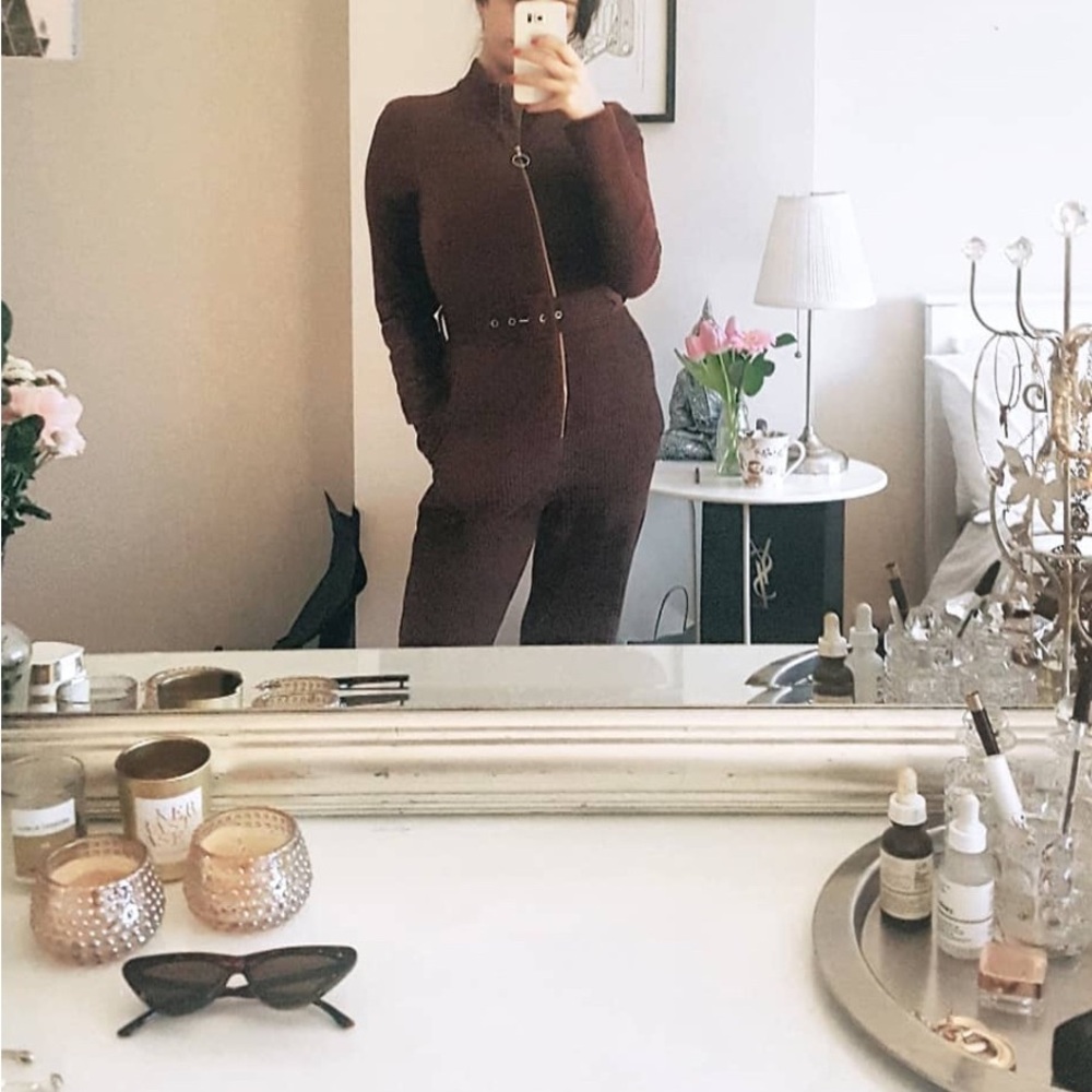 & OTHER STORIES Belted Corduroy Jumpsuit